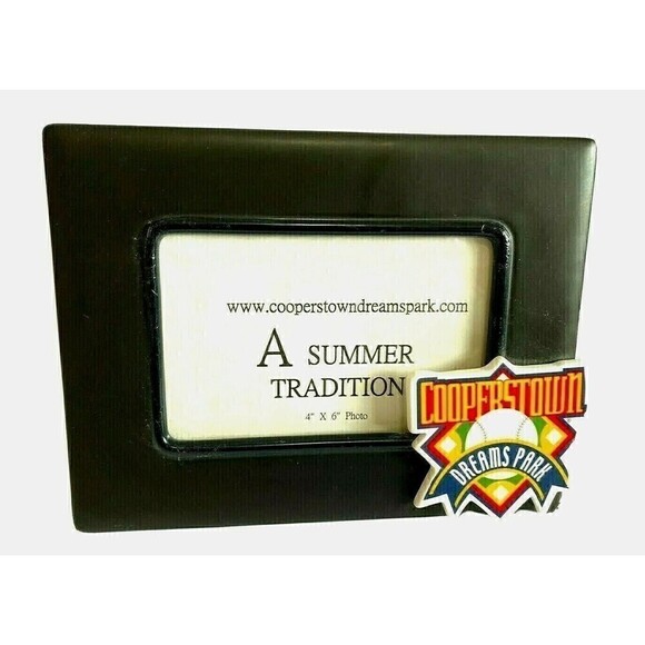 Cooperstown Baseball Frame 4 x 6 Black Boys Summer MLB Dreams Park Photo Enamel - Picture 1 of 8